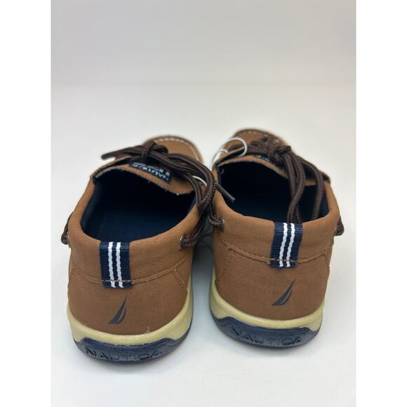 Nautica Youth Tan Lace Up Size 1 - Picture 3 of 4